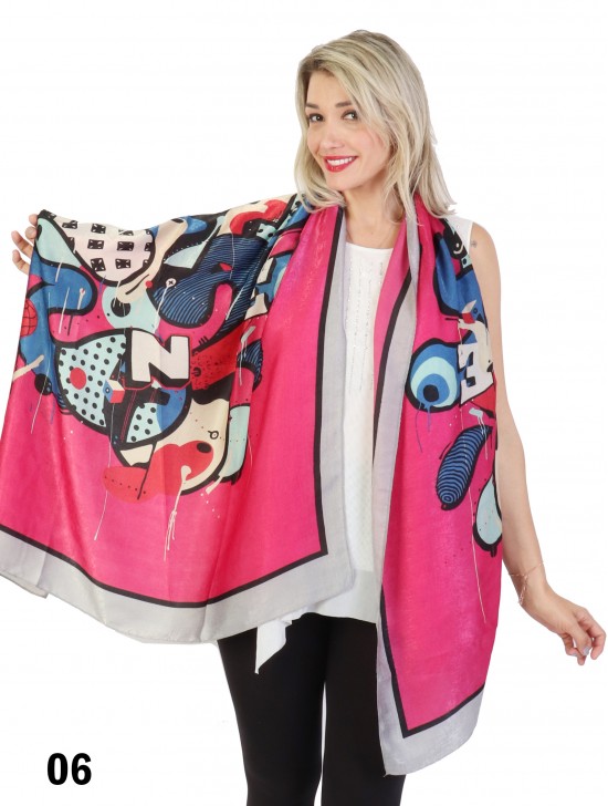 Abstract Art Print Scarf